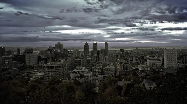 montreal, city, skyline, canada, panorama, skyscraper, building, urban, montreal, montreal, montreal, montreal, montreal. Why a Bank of Canada Decision Rarely Moves US Bills Directly