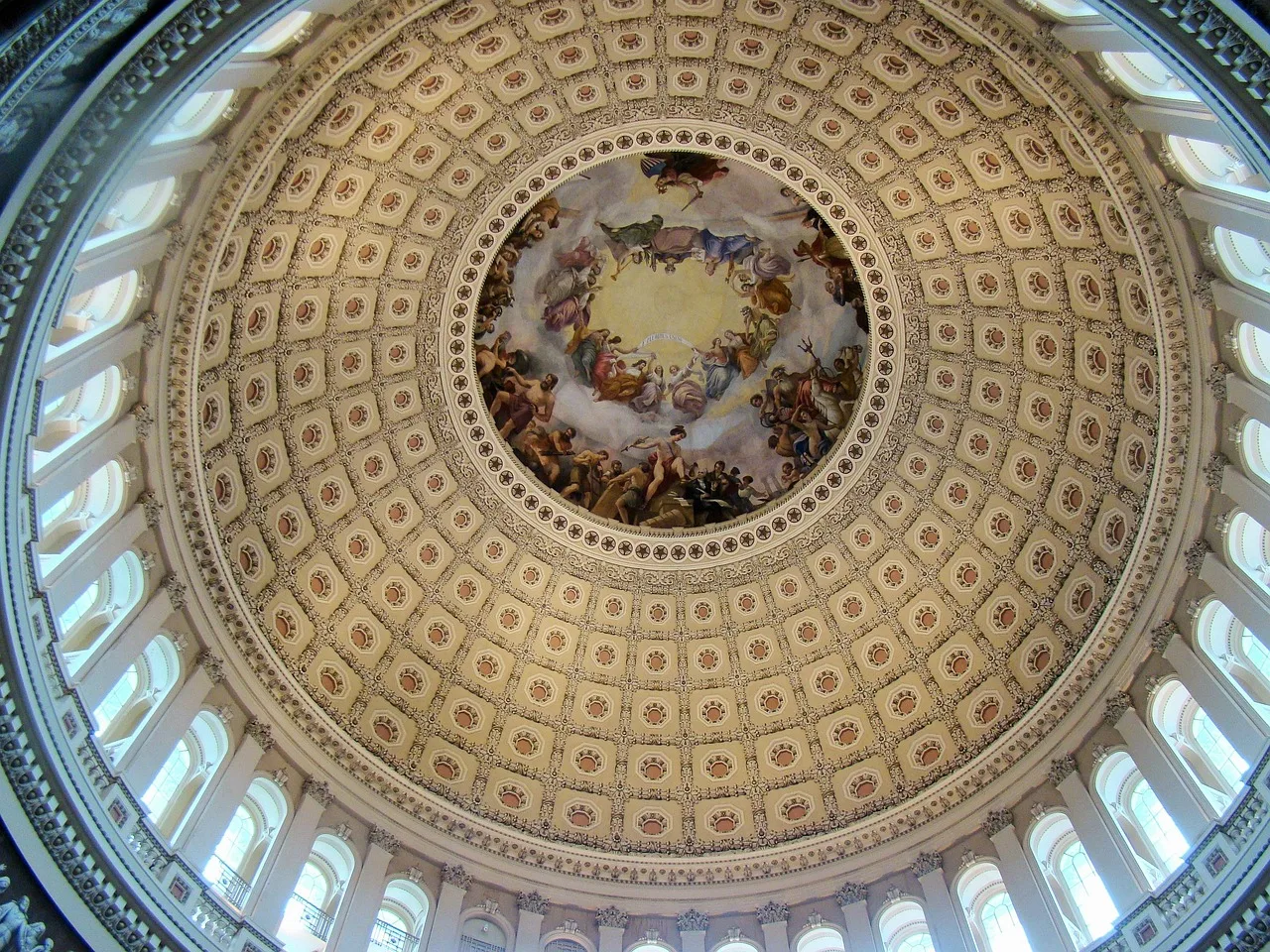 us capitol building, rotunda, art, washington dc. What Is a Continuing Resolution? A US Government Shutdown Explainer