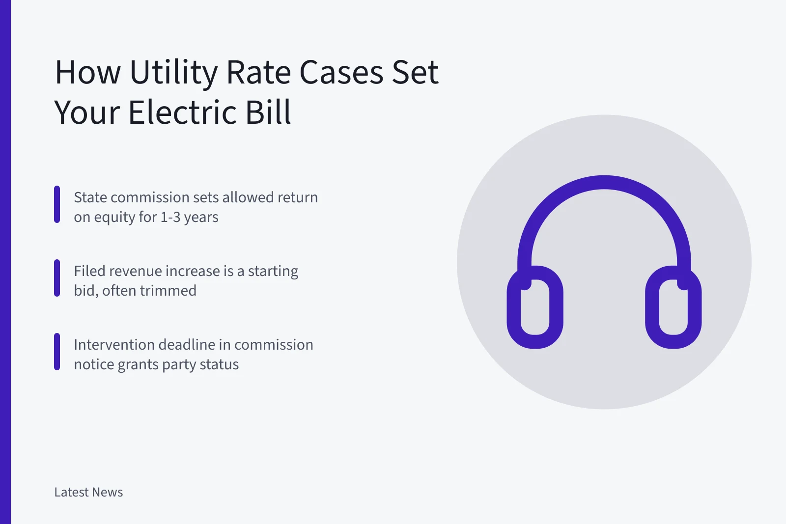 Illustration of utility rate case setting allowed return on equity. What Is a Rate Case? How US Utility Regulators Set Your Electric Rates