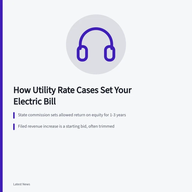 Illustration of utility rate case setting allowed return on equity. What Is a Rate Case? How US Utility Regulators Set Your Electric Rates